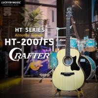 ราคา กีต้าร์โปร่ง CRAFTER รุ่น HT200 FS สีไม้ ขนาด 41 นิ้ว จำนวน 20 เฟรท ACOUSTIC GUITAR Body Top Spruce รับประกันของแท้ (20864170773)