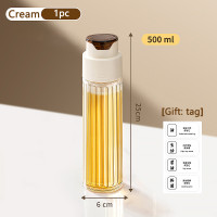ราคา ขวดใส่น้ำมันพลิกอัตโนมัติ500ขวดน้ำมัน Ml ขวดใส่น้ำมันขวดใส่น้ำมันน้ำมันประจำบ้านขวดซอสถั่วเหลืองหม้อน้ำมันกระจกความจุมากหม้อน้ำมันแรงโน้มถ่วงขวดปรุงรส (21166354676)