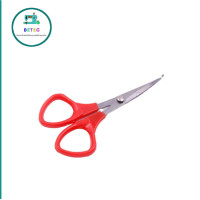 ราคา กรรไกรปลายโค้งสีชมพู ความยาว 3 5นิ้ว 4 5นิ้ว กรรไกรปลายงอ กรรไกรตัดเส้นด้าย ปลายโค้งเเหลมคม คมกริบ (20879952931)