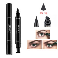 ราคา อายไลเนอร์ 2in1 อายไลเนอร์แสตมป์ กันน้ำ หัวเล็ก อายไลเนอร์ชนิดน้ำ สีดำ Stamp Eyeliner NO 951 (21039980028)