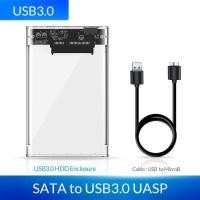 ราคา E yield USB3 0 to SATA3 0 External Hard Drive Enclosure Hard Disk Storage Box with SATA to USB Connector Cable Support UASP for 2 5inches 2 5 นิ้ว HDD ฮาร์ดดิส and SSD SATA Interface External Gard Dri
