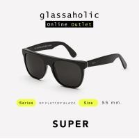 ราคา ลดแรง แว่นกันแดด SUPER by RETROSUPERFUTURE รุ่น SP FLATTOP BLACK ทรงหน้าตัด ยอดฮิต (19185110692)
