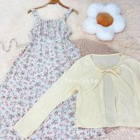 ราคา ส่งฟรี New เดรสพร้อมเสื้อคลุม แบบยาววว (20249791908)