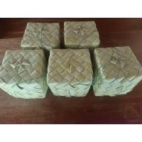 ราคา กล่องข้าว เหนียว กระติ๊บข้าวเหนียว 12x12x12 cm กล่องใหญ่ ทำจาก ใบตาล ฝีมือกลุ่มแม่บ้าน ป่าตาล ลำปาง (20706833477)