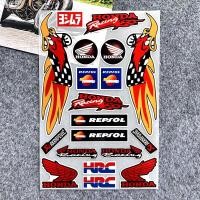 ราคา สติ๊กเกอร์ตกแต่งหมวกกันน็อคกระจกหน้าโลโก้ด้านร่างกายปีกสติกเกอร์สะท้อนแสงแบบมอเตอร์ไซค์ฮอนด้าสำหรับ Honda REPSOL HRC CBR 250R 1000RR 300R (19213512030)
