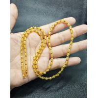 ราคา สร้อยคอมณีใต้น้ำเบอร์เล็กนิล ทับทิม มรกต บุศราคัม ทรงกลมเหลี่ยมสวย ยาว 24 นิ้ว สวมหัวได้ N1567 N1570 (6452890072)