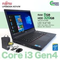 ราคา โน๊ตบุ๊ค Notebook Fujitsu Lifebook A574 M Core i3 Gen4 RAM 4 8GB HDD 320GB HDMI Built in WiFi USB 3 0 VGA จอ 15 6 นิ้ว สินค้า USED สภาพดีมีประกัน by Comdee2you (21165922071)