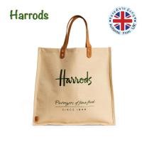 ราคา ของแท้ 100 กระเป๋าแฮรอท Harrods Food Halls Jute Shopper Bags (11363542769)