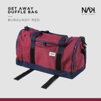 ราคา NAK Get Away Duffle กระเป๋าสะพายข้างผ้าแคนวาสเคลือบกันน้ำ สีแดง (20800512058)
