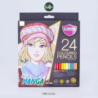 ราคา Master Art มาสเตอร์อาร์ต ดินสอสีไม้มาสเตอร์อาร์ต รุ่น มังงะ MANGA จำนวน 24 36 50 สี (21096415399)