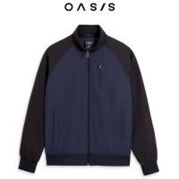 ราคา OASIS เสื้อกันหนาว เสื้อแขนยาว เสื้อแจ็คเก็ต ผ้าโพลีเอสเตอร์ รุ่น MJK 4434 สีดำ กรมท่า ขาว (20922809621)