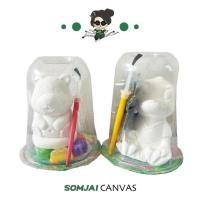 ราคา Somjai Selected ชุดระบายสีตุ๊กตาปูนปั้น แบบแก้ว คละแบบ (20504964278)