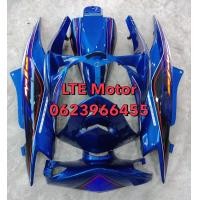 ราคา ชุดสี เฟรม yamaha mio ตาเดียว ยามาฮ่า มีโอ ตาเดียว MIO MX115 รุ่นตาโต ปี 2006 2007 ครบชุด 5 ชิ้น สีน้ำเงินลายmio (8039608199)