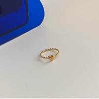 ราคา imean store A single heart ring แหวนสีทองประดับรูปหัวใจตรงกลาง (20686176190)