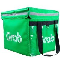 ราคา กระเป๋า Grab 50 ลิตร ใบใหญ่สุด ใส่พิซซ่าได้ งานกันน้ำ (20866304262)