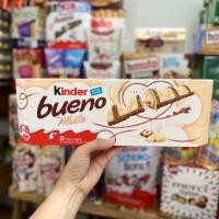 ราคา kinder Bueno คินเดอร์บูเอโน่ เวเฟอร์ช็อกโกแลตเฮเซลนัท ขนาด 16 แท่ง (14058523743)