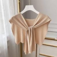 ราคา LAIHOU ผ้าคลุมไหล่แฟชั่นสำหรับห้องปรับอากาศของผู้หญิงเสื้อคลุมไขว้ที่น่ากลัวปกผ้าพันคอปลอมเสื้อเบลาส์ไหล่ผ้าพันคอผ้าคลุมไหล่ผ้าถัก (18438572136)