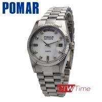 ราคา Pomar นาฬิกาข้อมือผู้ชาย สายสแตนเลส รุ่น PM73479SS0202 สีเงิน หน้าปัดขาวมุก (17395350637)