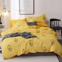 ราคา ผ้าปูที่นอนลายเป็ด 3 5 5 6 ฟุต ลายผ้านวม ไม่รวมผ้าห่ม ชุดเครื่องนอน Fitted sheet รัดมุม ชุดผ้าปูที่นอน (2183892931)