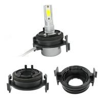 ราคา คุณภาพสูง 2ชิ้น H7หลอดไฟหน้า Led อะแดปเตอร์ผู้ถือสำหรับ BMW E46 3 ไม่มีหลอดไฟ (11466054595)