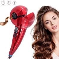 ราคา Nanotitanium เครื่องม้วนผม ไฟฟ้า แบบอัตโนมัติ สีแดง ทำลอนสวยใน 5 นาทีมีไอน้ำช่วยถนอมผม ผมฟาร่า ผมลอน ผมไม่เสีย มีเทคโนโลยี (20234563229)