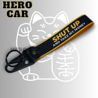 ราคา พวงกุญแจรถยนต์ พวงกุญแจรถมอไซค์ พวงกุญแจ พวงกุญแจห้อยกางเกง ลาย SHUT UP พวงกุญแจรถมอไซค์ พวงกุญแจรถยนต์ (19890952272)