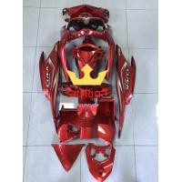 ราคา ชุดสี เฟรม Honda click 125i คลิ๊ก 125i รุ่นไฟธรรมดา ปี 2010 2014 จำนวน 11 ชิ้น โทนสีแดงแก้ว ABS แท้ (10932885317)