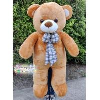 ราคา หมีเท็ดดี้ สีน้ำตาล โบว์สก๊อตตัวใหญ่1เมตร (6498354068)