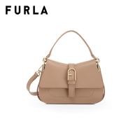 ราคา FURLA กระเป๋าถือผู้หญิง รุ่น FLOW MINI TOP HANDLE GREIGE (20520308483)