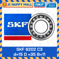 ราคา SKF 6200 SKF 6200 C3 SKF 6201 SKF 6201 C3 SKF 6202 C3 SKF 6203 SKF 6203 C3 SKF 6204 SKF 6204 C3 SKF 6205 SKF 6205 C3 ตลับลูกปืนฝาเปิด 2 ด้าน C3ความเร็วรอบสูง ของแท้ (19724604669)
