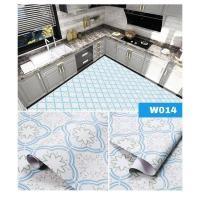 ราคา WJT วอลเปเปอร์ติดผนังห้องน้ำ wallpaper ติดห้องครัว ตู้ สติ๊กเกอร์ติดผนัง กว้าง60cm มีกาวไนตัว กันน้ำ ผร (10666071453)