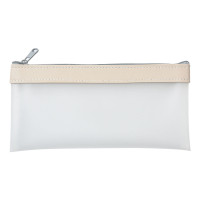 ราคา กระเป๋าเก็บดินสอกันน้ำ TPU Pouch Pensil แบบพกพามีซิปหนังฝ้ากล่องใส่ดินสอแบบใสใสกระเป๋าเก็บของเครื่องเขียนสำนักงานแบบพกพา (19720381806)