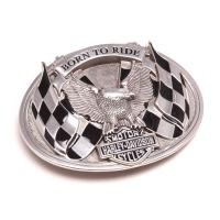ราคา HD 02 หัวเข็มขัด HARLEY DAVIDSON หัวเข็มขัดอย่างเดียวไม่มีสายหนัง ใส่กับขนาดของสายหนังกว้างประมาณ 4 ซ ม มือ 2 H 02 (20266733518)