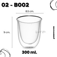 ราคา แก้วน้ำสองชั้น Double Wall Glass แก้ว แก้วน้ำ ขนาด 80 400ml แก้ว2ชั้น มีผนัง2ชั้น ดีไซน์สวย แก้วมินิมอล แข็งแรง แก้ว ชา กาแฟ ทนความร้อนและเย็น (19553820123)