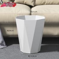 ราคา ถังขยะทรง 6 เหลี่ยม ถังขยะสไตล์มินิมอล พลาสติก ไม่มีฝาปิด พร้อมส่ง (20576891492)