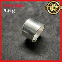 ราคา แหวนเงิน ปรับไซส์เองได้ ฟรีไซส์ ลายเรียบ เครื่องประดับ สำหรับผู้หญิง (7563870389)