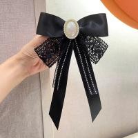 ราคา เข็มกลัดติดโบว์สำหรับคอโบว์ริบบิ้นทำด้วยมืออุปกรณ์เสริมเนคไทธุรกิจงานแต่งงานเครื่องประดับที่สง่างามผ้าลูกไม้ติดโบว์ (20478739888)