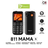 ราคา โทรศัพท์ปุ่มกด Beyond 811 MAMA S 3G 4G แบตเตอรี่ 1800 mAh ปุ่มตัวเลขใหญ่ รองรับสังคมผู้สูงวัย ประกันศูนย์ไทย 1 ปี (16816412288)