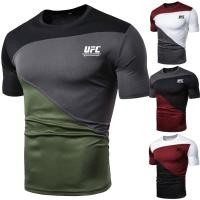 ราคา เสื้อยืดพิมพ์ลาย UFC แขนสั้นผู้ชายเสื้อยืดแฟชั่นฤดูร้อนเย็บ (14256659321)