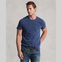 ราคา Sale Polo Ralph Lauren เสื้อยืดผู้ชาย Tee Custom Slim Fit Jersey Pocket T Shirt รุ่น MNPOTSH1N821250 สีฟ้า (20809016999)