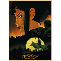 ราคา Hayao Miyazaki S Ghibli Vintage Anime Art Spirited Away Totoro Ponyo Mononoke Wall Poster 0920 (20474462079)