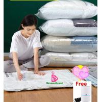 ราคา ปั๊มไฟฟ้า 4ชิ้น แพ็ค70X100ซม ถุงสูญญากาศความจุขนาดใหญ่จัดสำหรับเก็บเสื้อผ้ากระเป๋าเก็บของผ้าห่มหมอน ใส (10790585610)