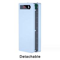 ราคา 8 18650 Power Bank กรณีแบตเตอรี่ Dual USB ประเภท C ชาร์จ DIY สำหรับ iPhone Xiaomi Huawei 18650แบตเตอรี่กล่อง (21170672899)