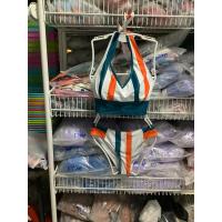 ราคา ชุดว่ายน้ำ บิกินี่ ลายทาง เขียวส้มขาว ตัดขอบสีเขียว พร้อมส่ง (21021544106)