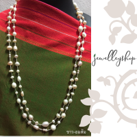 ราคา สร้อยคอมุกแท้ ยาว 60 นิ้ว สีขาว สีขาว อมส้ม สีเทา มุกธรรมชาติ (6040454310)