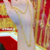 ราคา สร้อยคอทอง1สลึงYHGOLD ลายโซ่ ทองแท้96 5 มีใบรับประกัน (20870856650)