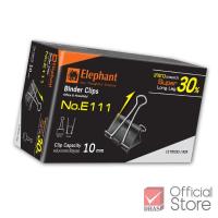 ราคา Elephant คลิปหนีบกระดาษ คลิปดำ No E108 E109 E110 E111 E112 จำนวน 1 กล่อง (20524124031)