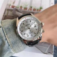 ราคา Jam Tangan นาฬิกาข้อมือผู้ชายSEIKO ใหม่ของแท้นาฬิกาขายดีมากโครโนกราฟสีน้ำเงินสายคล้องหนังผู้ชาย S นาฬิกาควอตซ์ Seiko ผู้ชาย S Qu (17984343176)