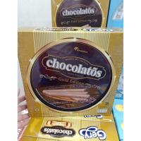 ราคา พร้อมส่ง เวเฟอร์โรล สอดไส้ ครีม ชอกโกแลต m gery chocolatos wafer roll with chocolate flavoured cream 350g (11776410843)