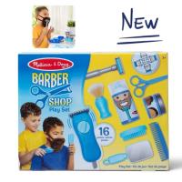 ราคา ตัดผมชาย 16ชิ้น ของเล่นตัดผมชาย เล่นโกนหนวด เล่นบาเบอร์ชาย เล่นซาลอน หนวด มีดโกนหนวด ปัตตาเลี่ยน เด็กชาย Melissa Doug Barber Shop Play Set รุ่น 31810 (21066217179)